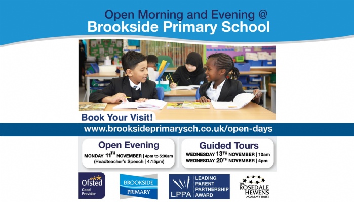 Brookside Primary - Open Evening and Guided Tours
